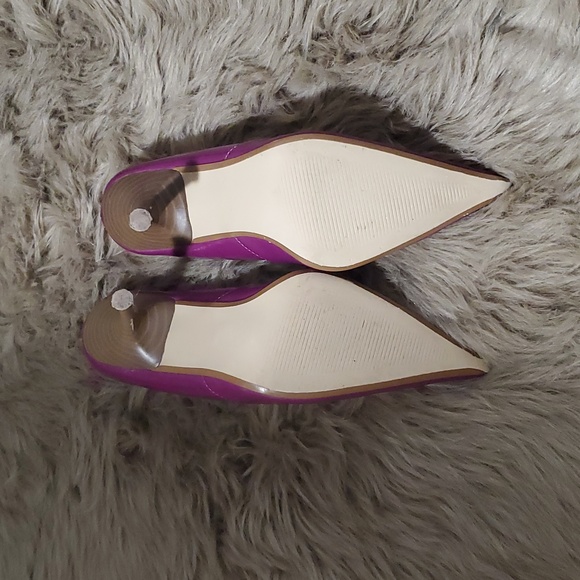 SPRING Light Purple Leather-Like Patent Heels- Size Euro 38 - Picture 6 of 16